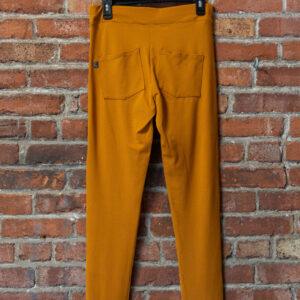 Pantalons Délice Jaune Dos — Close-up