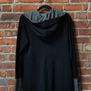 Veste Calma Noire Dos — Close-up