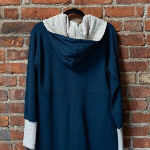 Veste Calma sarcelle dos — Close-up