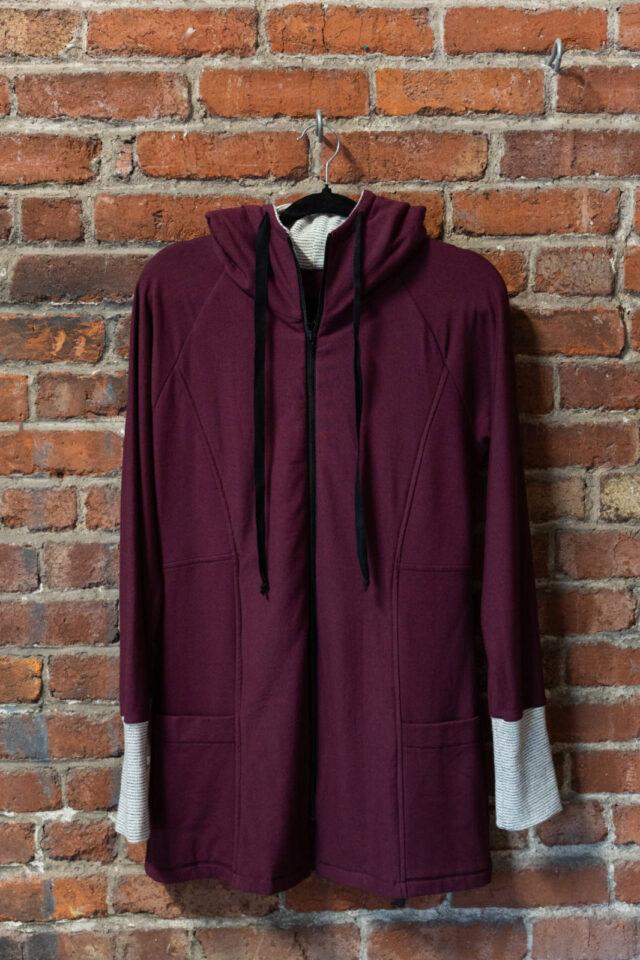 Veste Calma Vin — Close-up